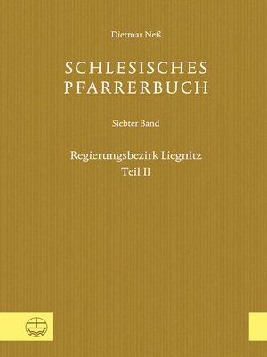 cover image of Schlesisches Pfarrerbuch